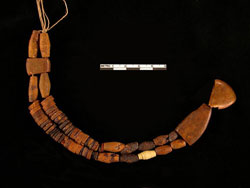 Click to enlarge image of reconstructed amber necklace