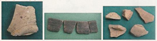 Click to enlarge image of fragments of Roman Pottery