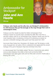 Click to enlarge image of Ann and John as Ambassadors for Stockport