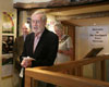 Click to enlarge image ofJohn Hearle at the reopening of the Origins Gallery