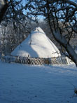 Click to enlarge image of Roundhouse in snow