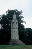 Click to enlarge image of modern equivalent of  Eleanor Cross at Hardingstone defining border of Abbey lands